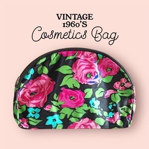 1960’s Floral Cosmetic Bag by Celebrity Inc. – Vintage Vibes Only